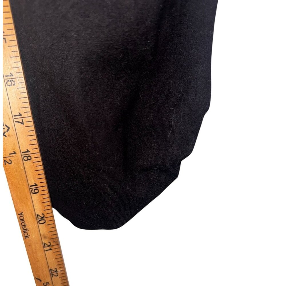 Sunday Womens Black XL Cotton/Spandex Loose Fit Cropped Pants - Picture 6 of 8